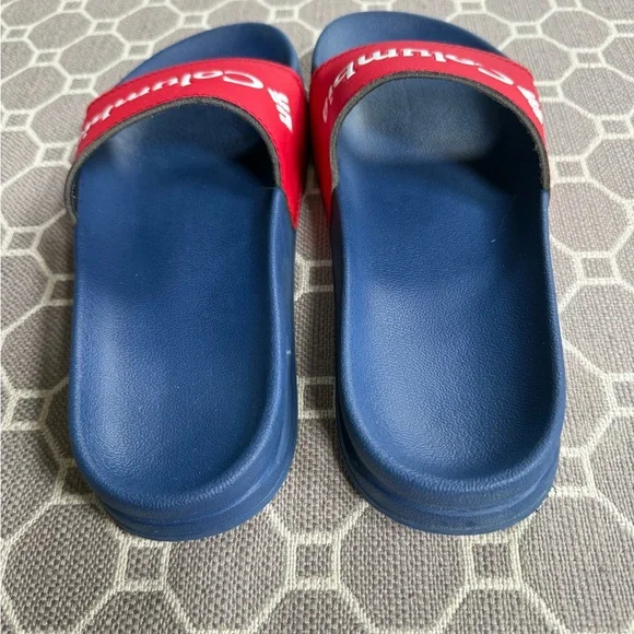 EUC Columbia Red and Blue Slide Sandals Waterproof Casual - Picture 4 of 8